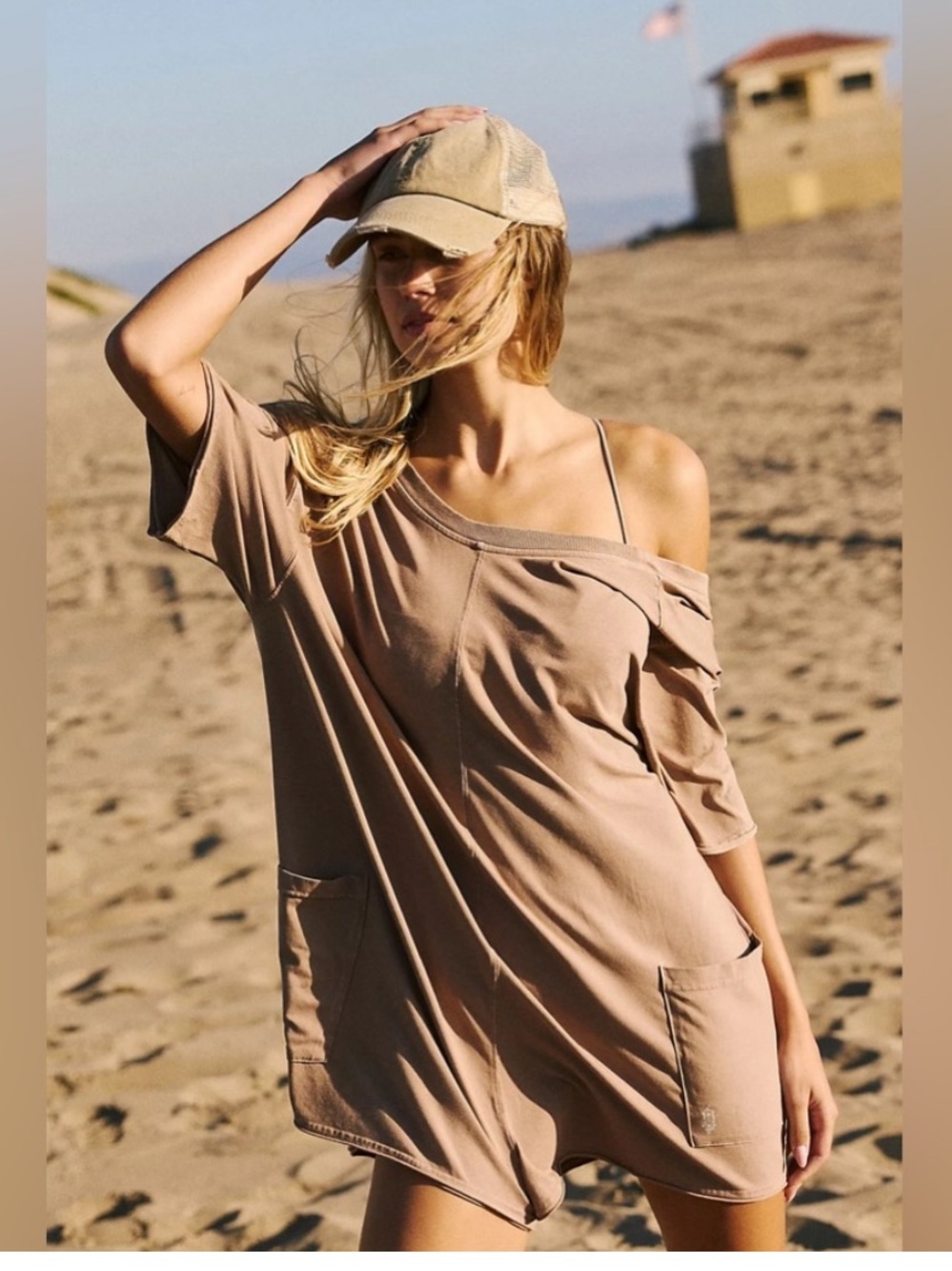 FP movement hot shot tee romper